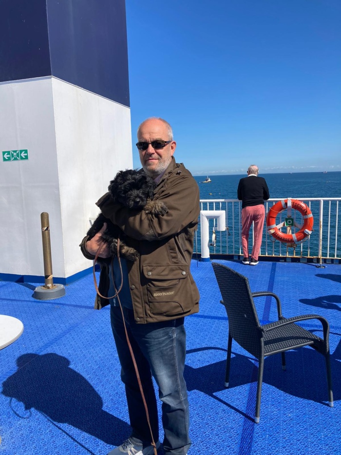 Draik on the ferry